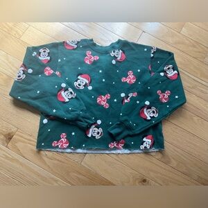Disney Christmas Mickey Mouse Sweatshirt